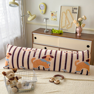 可爱卡通长条抱枕床头靠背卧室床上腰靠枕芯枕头可拆洗双人靠垫枕