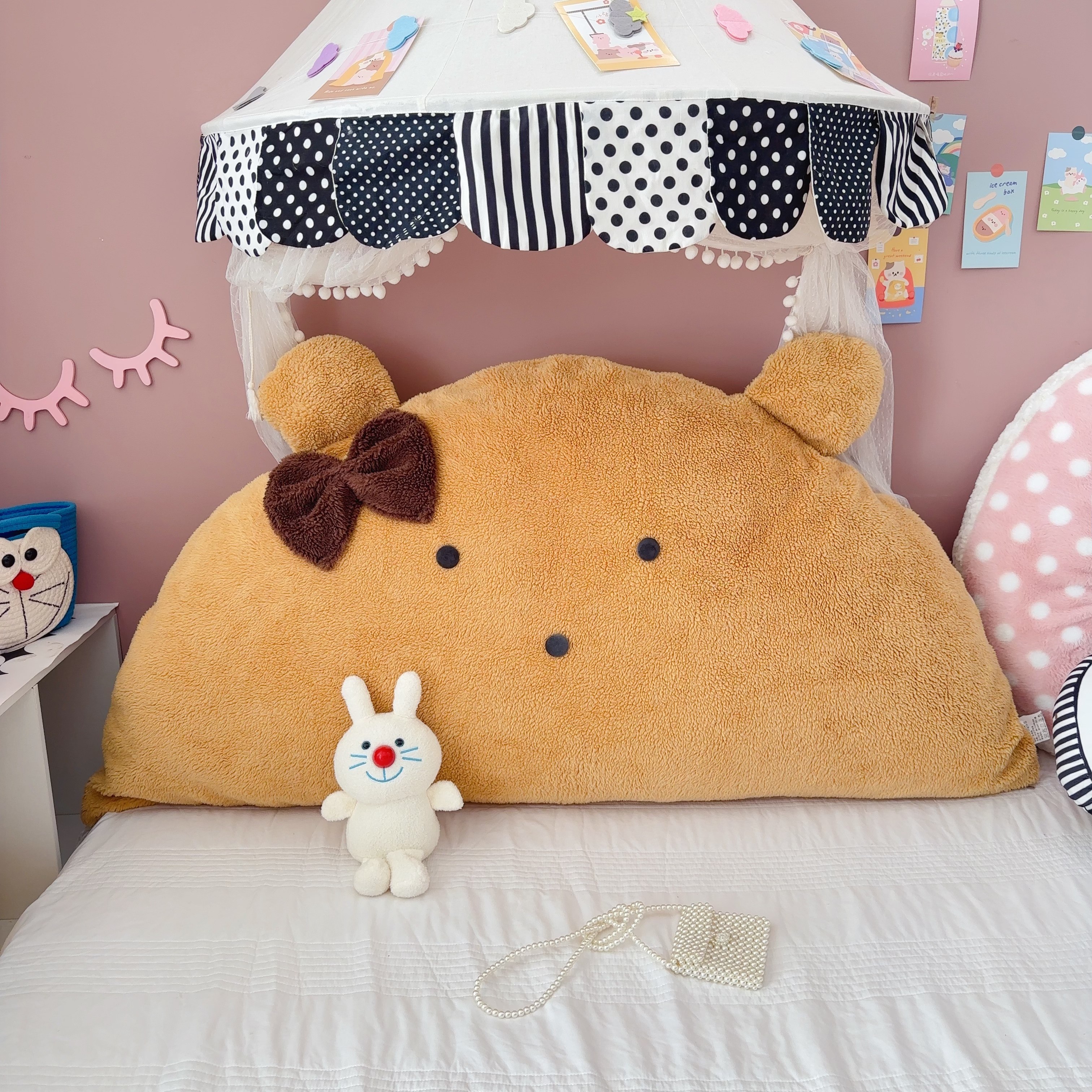 可爱ins床头腰靠垫卧室床上大靠枕宿舍单人靠背榻榻米软包可拆洗,居家布艺,床头靠垫,淘宝优惠券,粉丝福利购,淘宝优惠卷