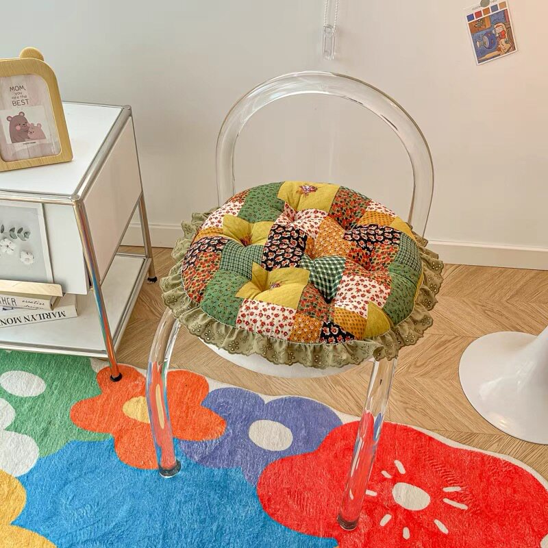 法式浪漫田园坐垫屁垫椅子垫靠背夏天加厚汽车四季可用办公室圆形,居家布艺,椅垫,淘宝优惠券,粉丝福利购,淘宝优惠卷