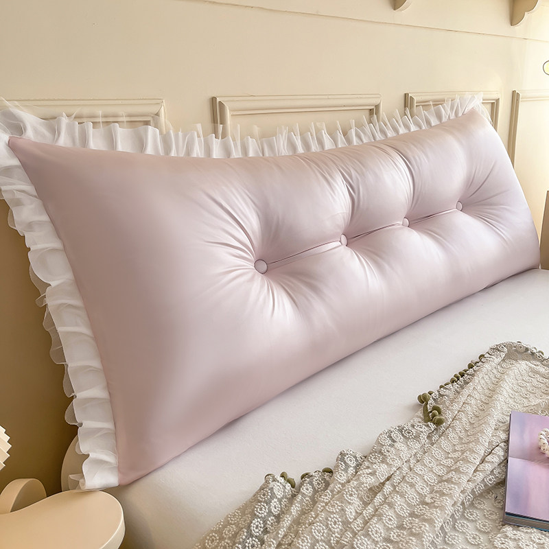 韩式公主风床头长靠垫卧室床上大靠背宿舍双人软包腰靠枕头可拆洗