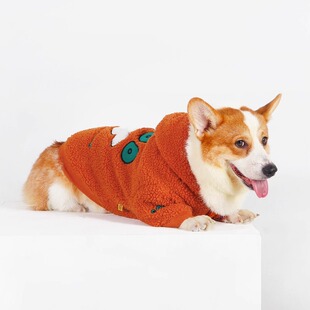 狗狗冬季衣服加绒加厚保暖连帽卫衣宠物柯基比熊巴哥法斗宠物冬装