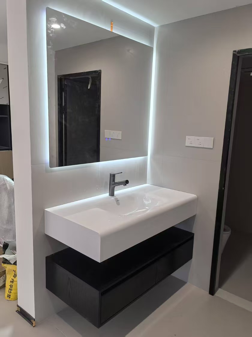 长沙一体盆浴室柜组合卫生间洗漱台洗脸盆柜智能镜柜