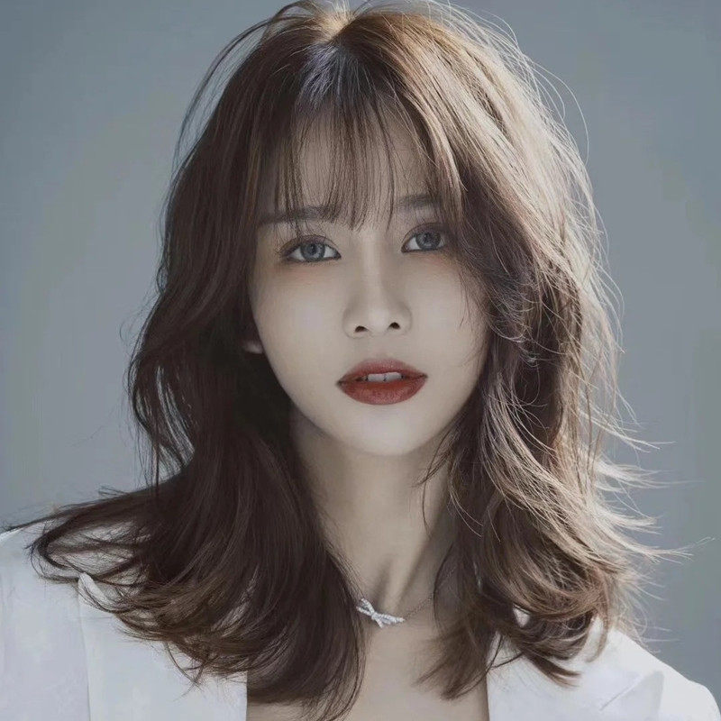 蜂蜜茶色染发剂亚麻色植物纯不伤发天然奶茶色黑色深棕色染发膏