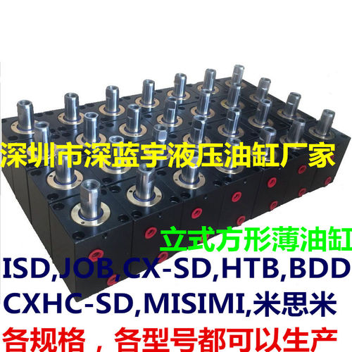 液压油缸薄型油CX-LA20/25/32/40/50卧式内牙JOB方形夹具模具油缸