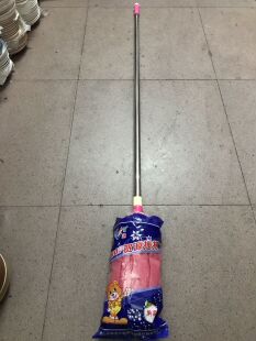 24把起贺源牌不锈钢杆超吸水纤维毛巾布耐用家居客厅拖把广东包邮