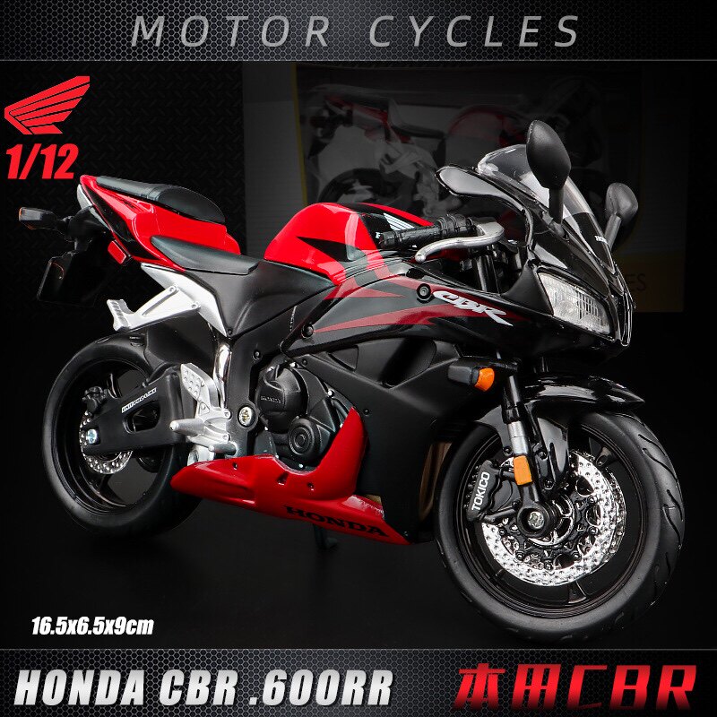 Microchita mototsikli 1/12 Honda CBR600 modeli Honda F5 simulyatsiya qotishma lokomotiv modeli Qixi festivali