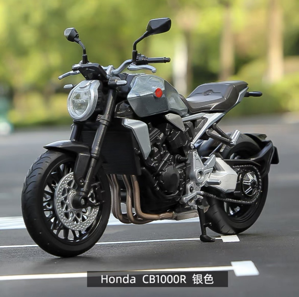 威利1/12本田cb650 1000r模型仿真合金复古街车玩具金翼1800摆件