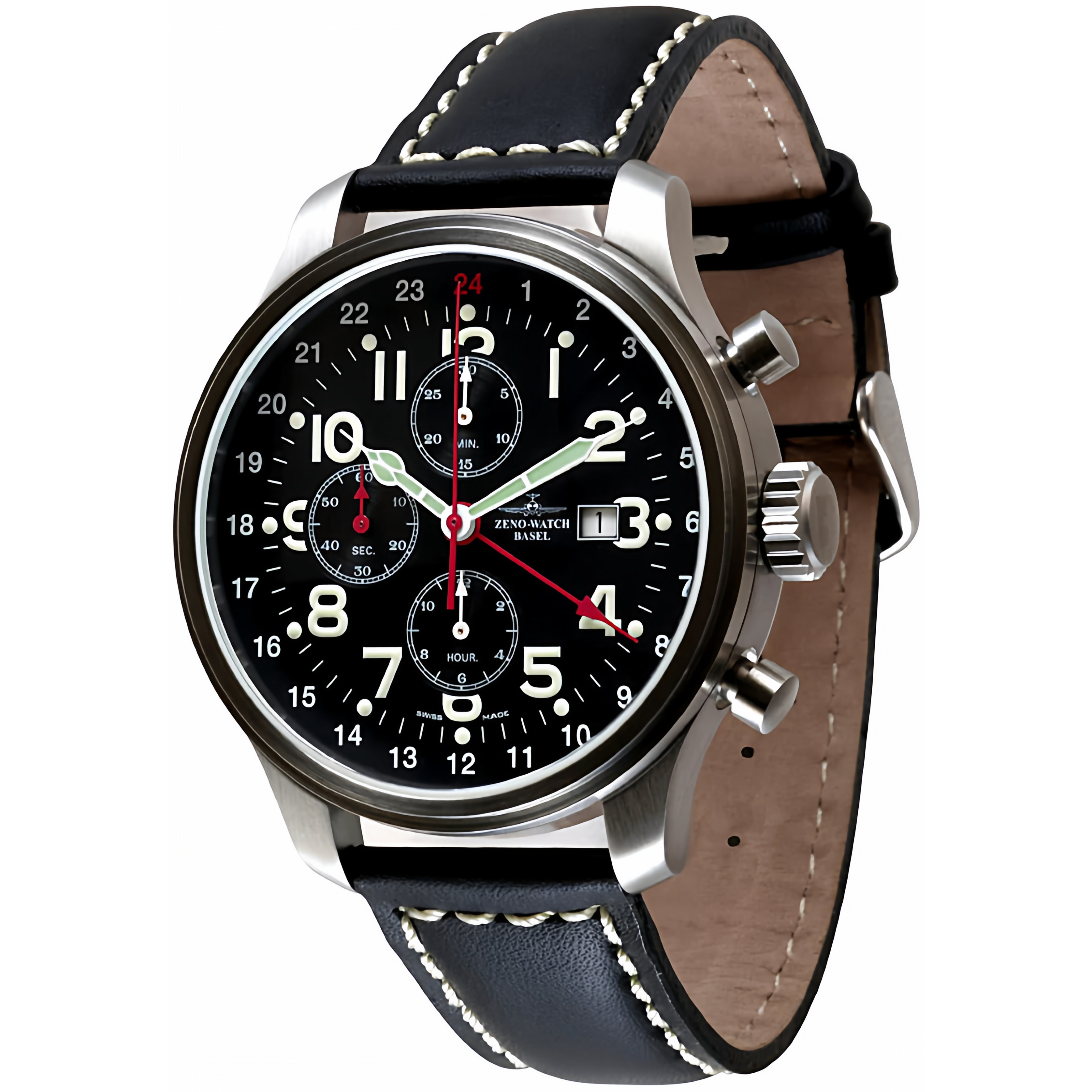 ZENO欧美腕表芝诺飞行自动机械SOPROD753GMT24H限量8753TVDGMT