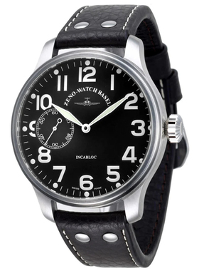 ZENO欧美腕表芝诺飞行手动机械机芯6497小三针超大盘限量10558