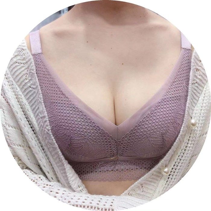中厚a杯薄款无钢圈胸罩聚拢内衣