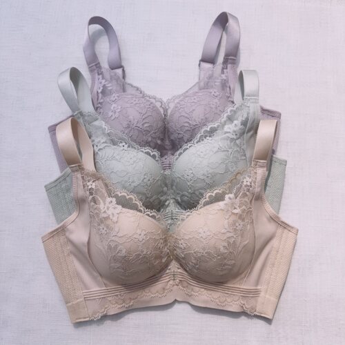 赏心正品内衣9099聚拢上托侧收副乳中薄B杯无钢圈调整文胸
