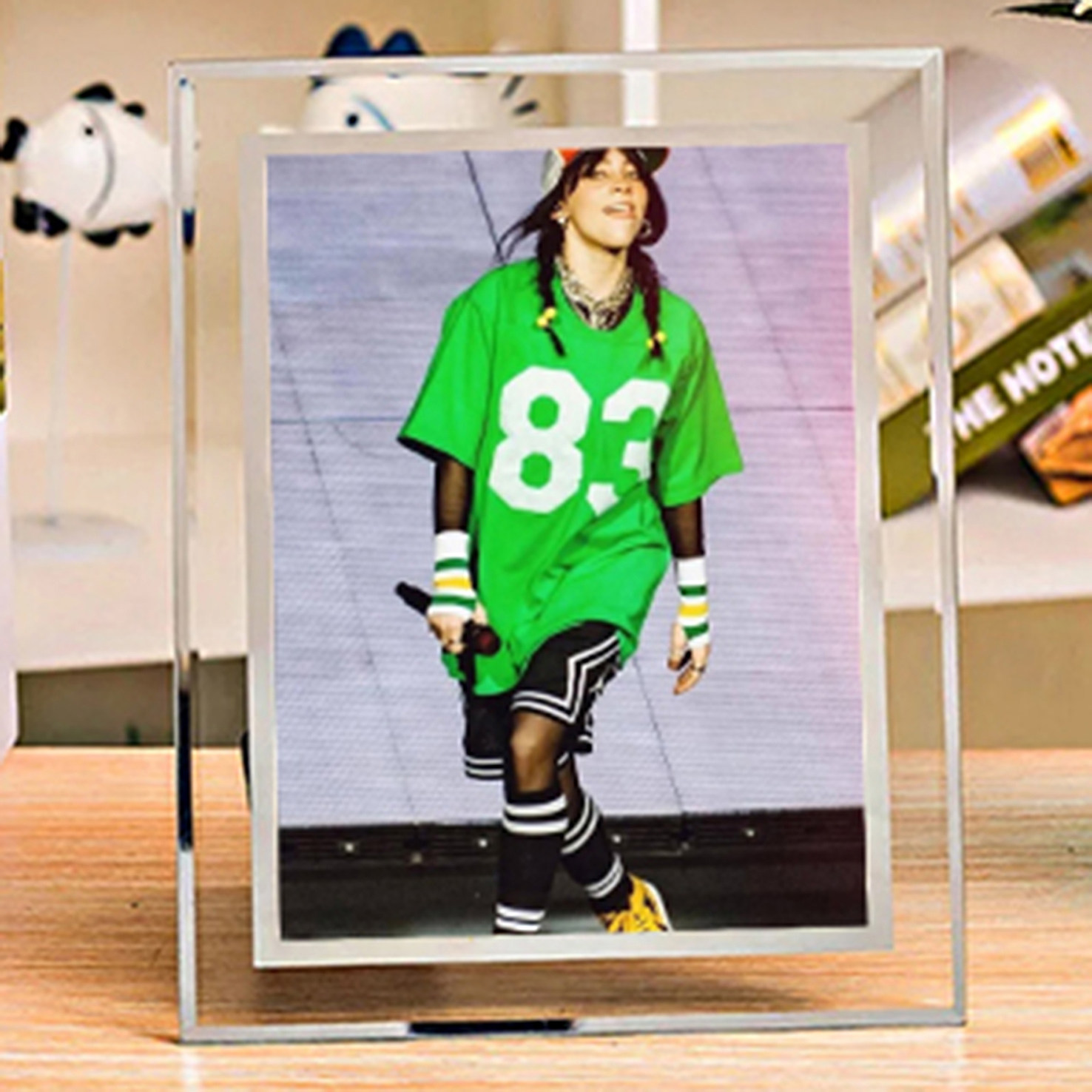 碧梨billie eilish同款周边签名照片水晶相框定制送朋友生日礼物