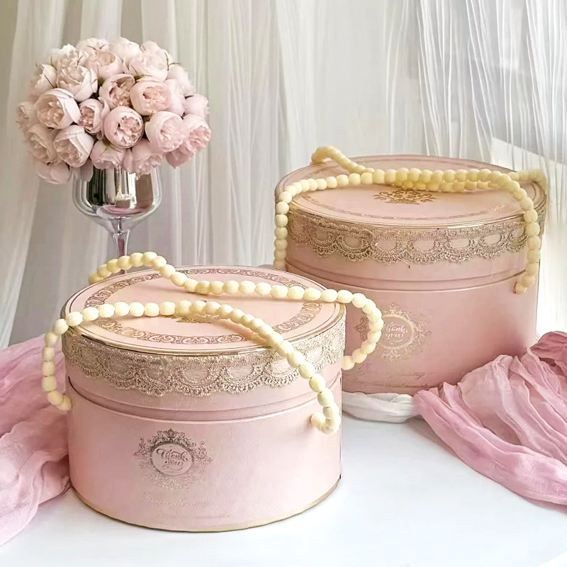 礼物盒空盒生日伴手礼盒子结婚礼盒喜糖盒伴娘高级粉色礼品包装盒