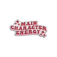 Become the reason to make someone smile today. Healing phrases brooches, personalized and simple badges, metal badges, accessories thumbnail 3