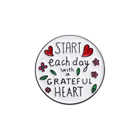 Become the reason to make someone smile today. Healing phrases brooches, personalized and simple badges, metal badges, accessories thumbnail 7