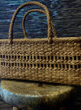 现货出口日本野山葡萄藤包茶包茶具容器包装高档纯手工新款包邮