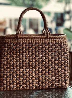 特价促销现货出口日本藤包山葡萄藤手提包编织包手工工艺品包邮