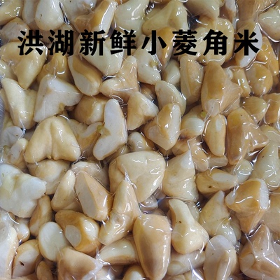 湖北洪湖野生小菱角米小的老菱角米蒸煮炒菱角1斤包邮冷链发货