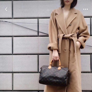 M家101801羊绒大衣女中长款高端2025年秋冬新款双面毛呢外套宽松