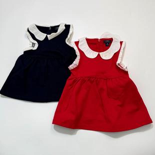 法单K家 瑕疵 板板正正 好看呢洋气 女童宝宝春秋背心裙连衣裙子