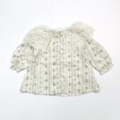 娃娃衫 日单 女童宝宝春夏秋裙式 上衣衬衫 一眼相中 刺绣网纱翻领