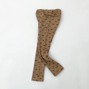 子 幼儿园好穿裤 男女童宝宝春秋季 打底裤 日单 纯棉休闲长裤 丸