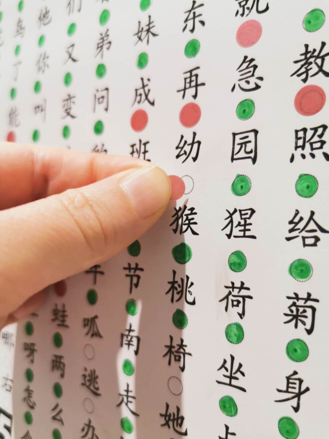 小学语文过关字表四五快读一年级