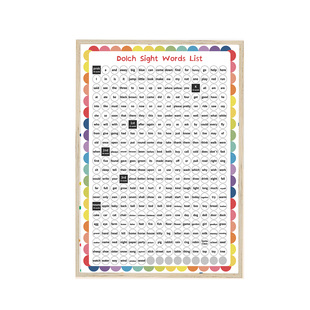 Words Sight 挂图 Fry 英文高频词常见词打卡海报Dolch