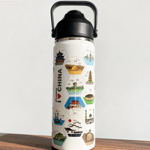 YOWFLY出品 | 中国旅行版户外水杯附赠中国各地区贴纸送朋友礼品