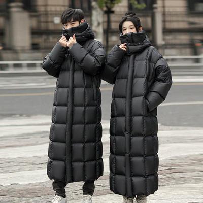 冬知鹅绒长款过膝羽绒服