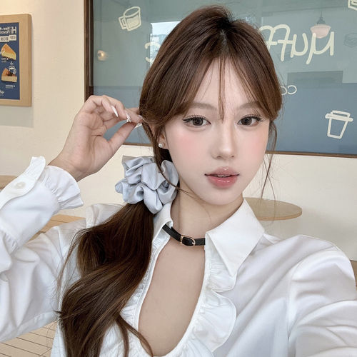 首尔艺术生韩系纯色简约发圈