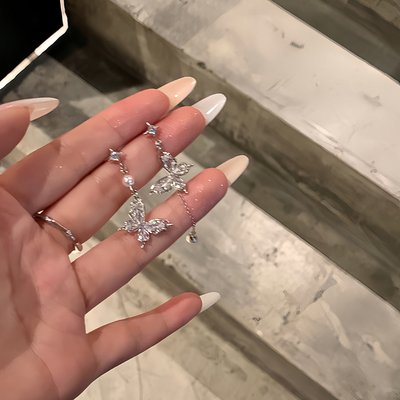 耳环微醺白月光蝴蝶流苏