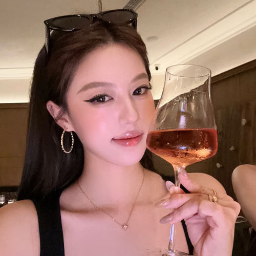 轻奢vibe~闪钻蜂巢金属耳圈