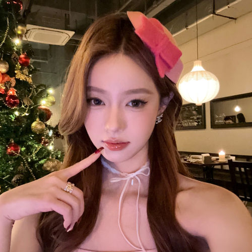 芭比公主粉色蝴蝶结小礼帽发夹