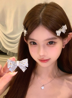 温莎之恋轻奢满钻蝴蝶结发夹