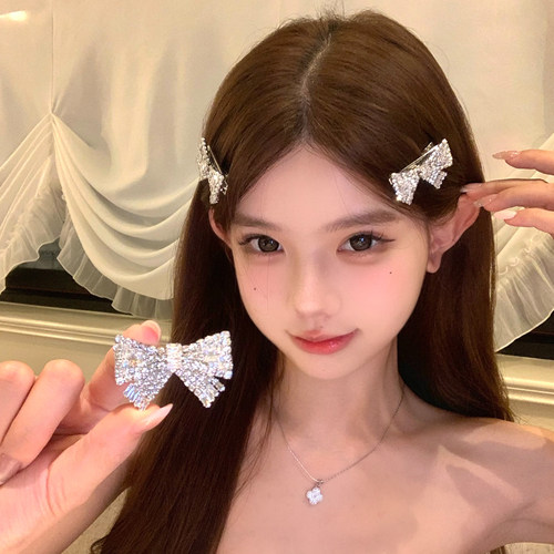 温莎之恋轻奢满钻蝴蝶结发夹