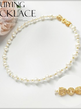 法式优雅项链小众轻奢简约