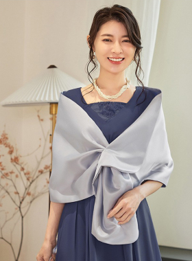 伴娘春秋婚纱晚礼服旗袍丝巾围巾
