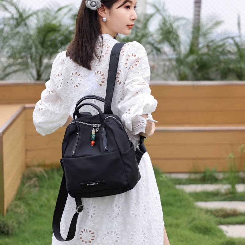 高级感旅行双肩包轻奢潮牌