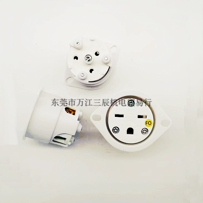 lk5615rfo台湾隆光嵌入型ul美式插座nema 6-15r 15a250v永裕白色