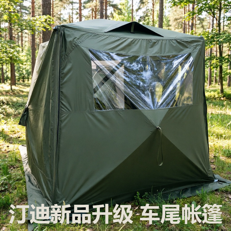 欧式4角帐篷折叠床户外露营便携野营过夜防蚊虫钓鱼帐篷行军床