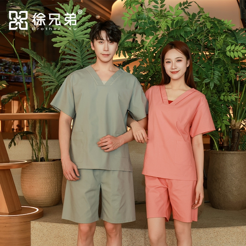 徐兄弟汗蒸服2026新款温泉洗浴男女款浴服大码洋气情侣高档桑拿服