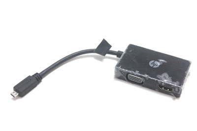原装惠普HP Micro HDMI转HDMI/VGA转接头适配器K8E31AA