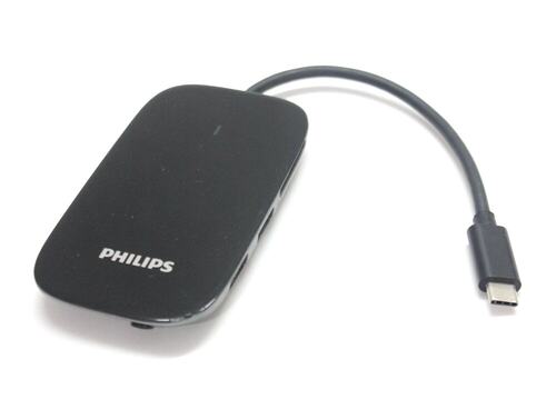 飞利浦CB-C68 7合1 C型PD扩展集线器USB 3.0端口 读卡器4K HDMI