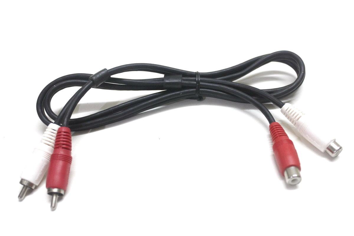 美国RadioShack RCA音频延长线莲花接口延长线公-母 1米