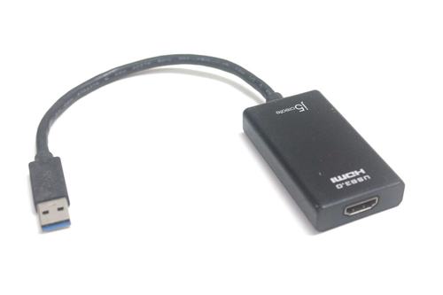 j5create USB3.0转HDMI母头转换器外置USB 3.0转HDMI显卡多屏扩展