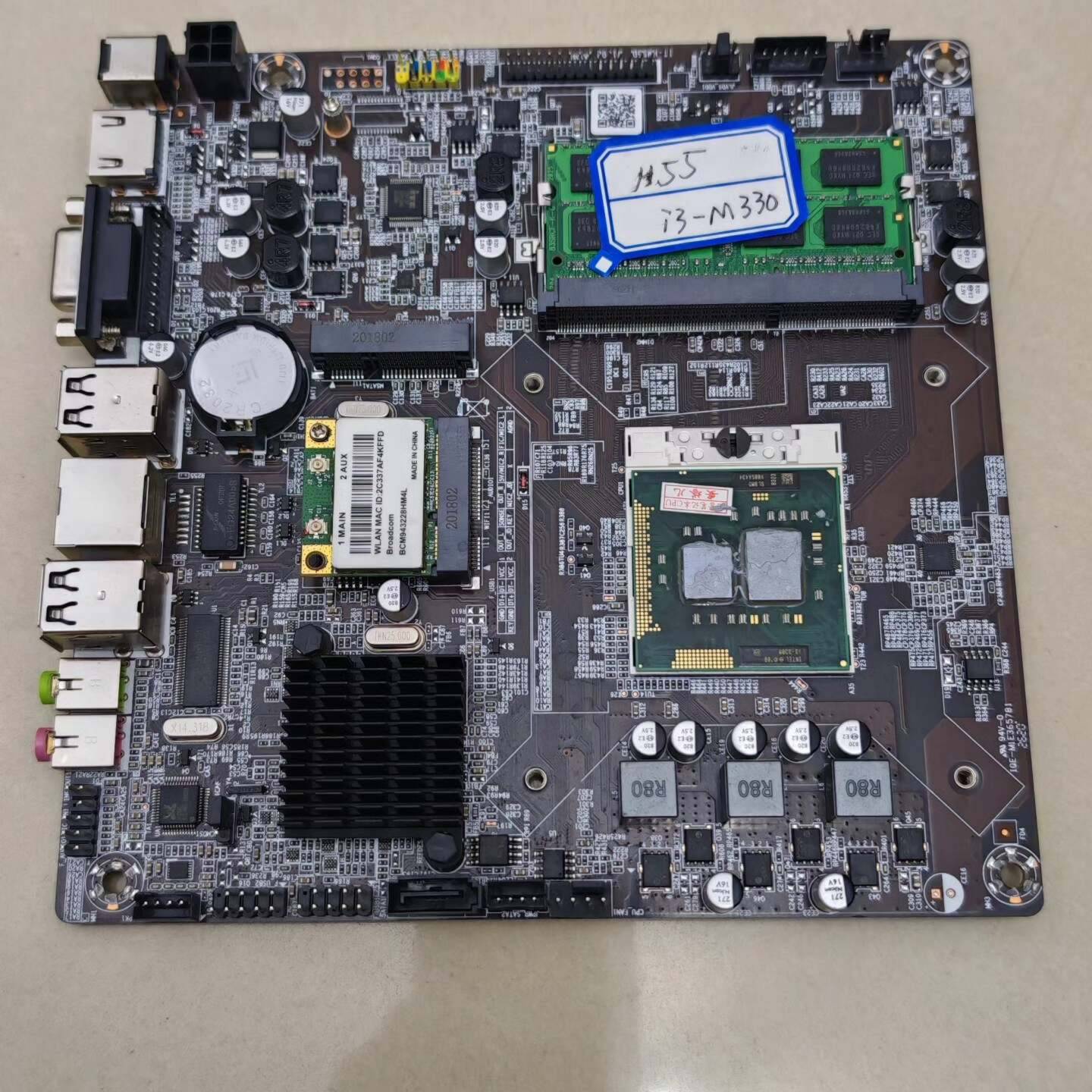 可维修H55i3-330M4g，，一体机主板工控主板品像如图图片