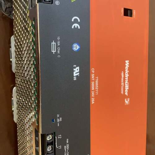 可维修CP SNT 500W 24V 20A，魏德米勒开关电源