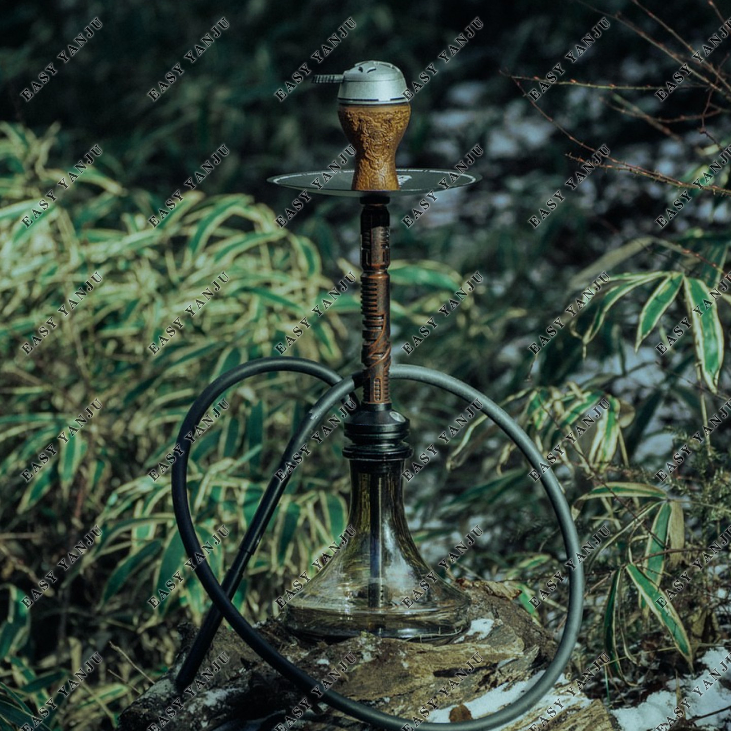 阿拉伯古铜色水烟壶ChaoWANDY