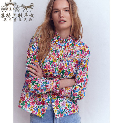 英国Boden女装购长袖衬衫上衣